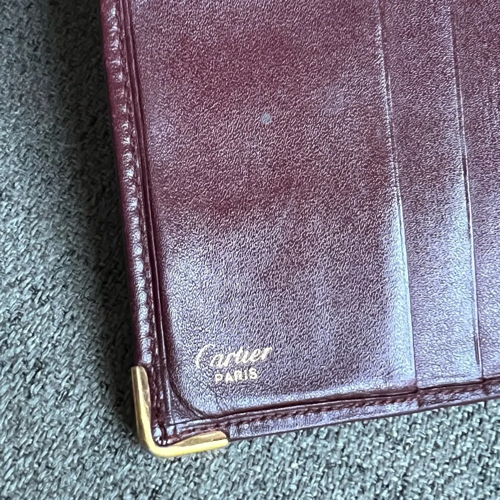 Cartier vintage burgundy